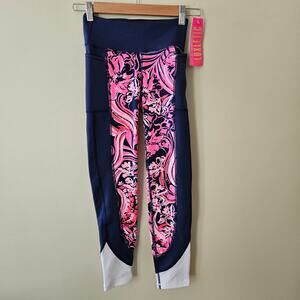 Lilly Pulitzer Luxletic Weekender 24" Mid-Rise Midi Legging, Size XXS